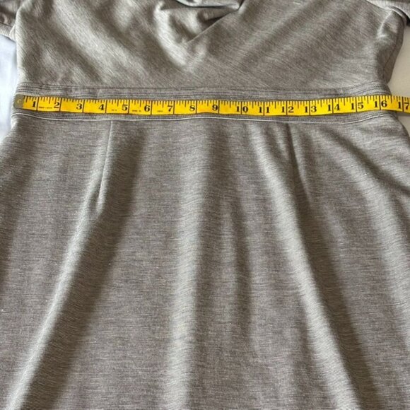 Kay Unger New York Stretch Midi Dress With Cowl Neck & Elbow-Length Sleeve - Picture 8 of 11